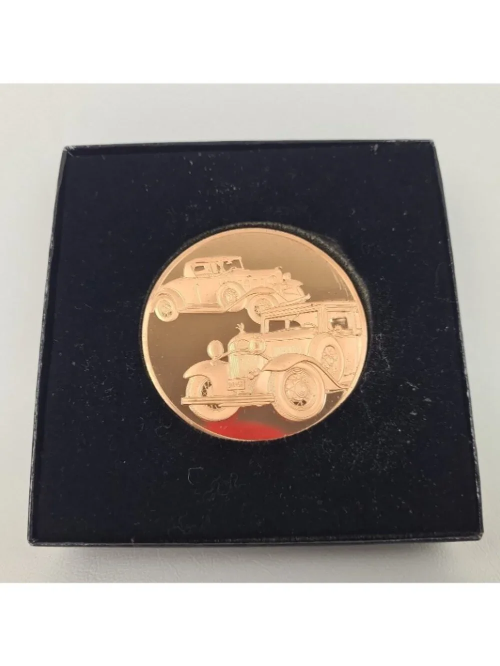 Franklin Mint Precision Models 2000 Die Cast Rally Brass Medal Coin L2